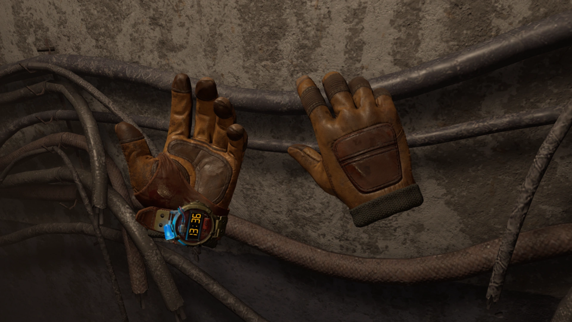 Hands in Metro Awakening